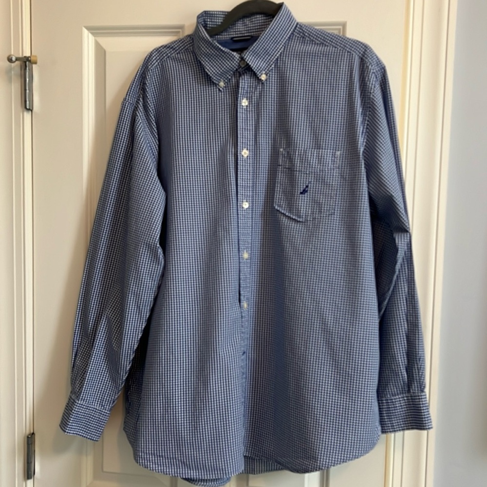 Long -sleeve checked shirt in great condition.